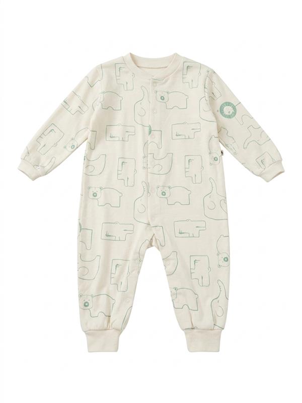 100000 Mameluco Zoo 6-9M Crema 9800000001131