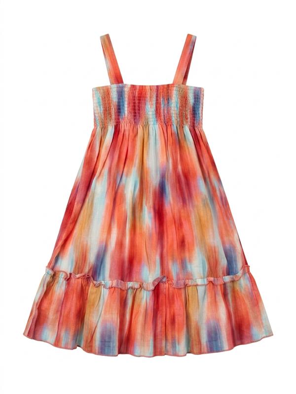 100000 Vestido colores 4T Naranja 9800000001501