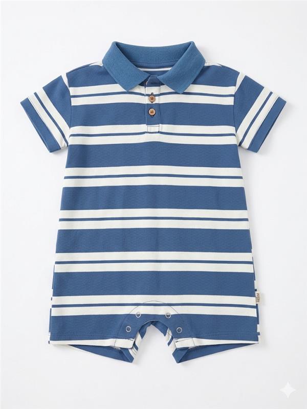 100000 Riley Rayas 6-9M Azul 9800000001332