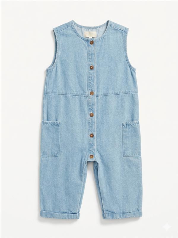 100000 Enterizo Jean 6-9M Denim 9800000001409