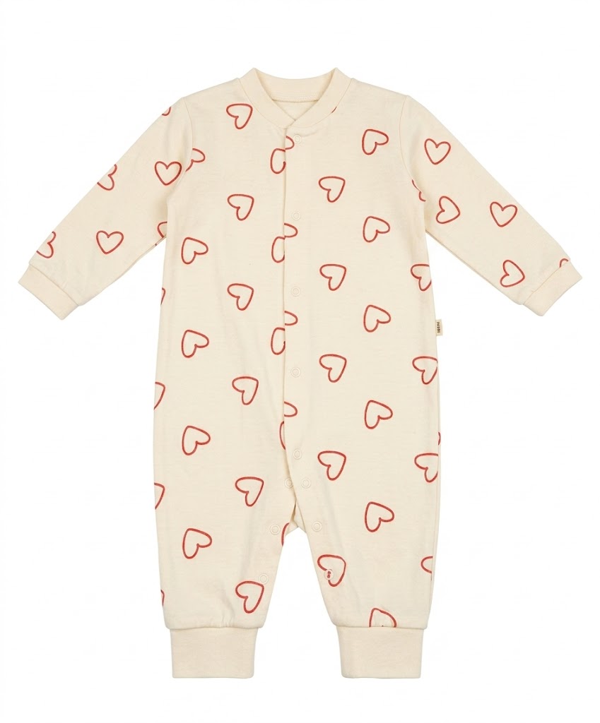 100000 Ensueño corazón 6-9M Crema Corazón 9800000001132