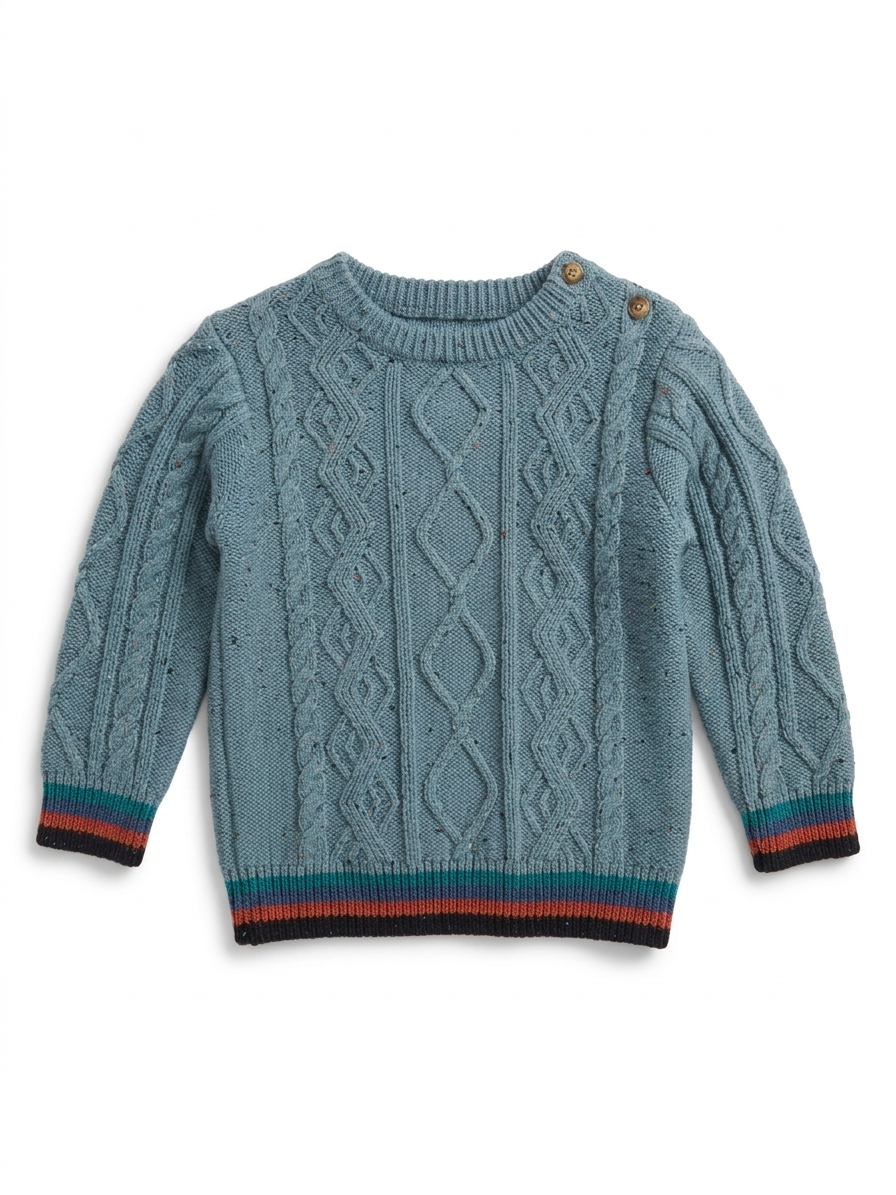 100000 Saco Tejido Azul 12-18M Azul 9800000001163