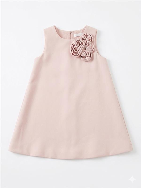 100000 Vestido rosas 4T Palo de rosa 9800000001496
