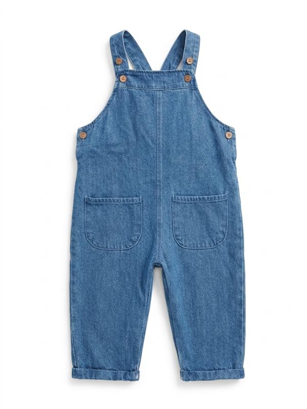 100000 Overol bolsillos jean 9-12M Denim 9800000001662