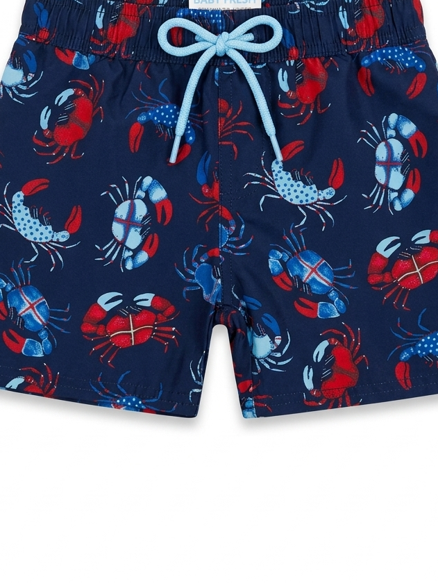 100000 Pantaloneta Cangrejos 9-12M Azul 9800000001137