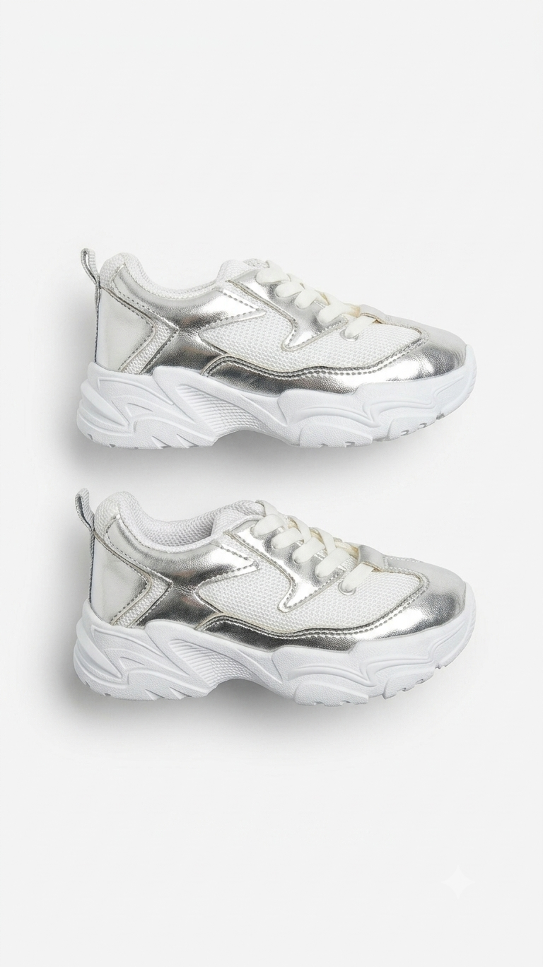 744535 LUNA TENIS 21 Plateado - Blanco 7703259060919