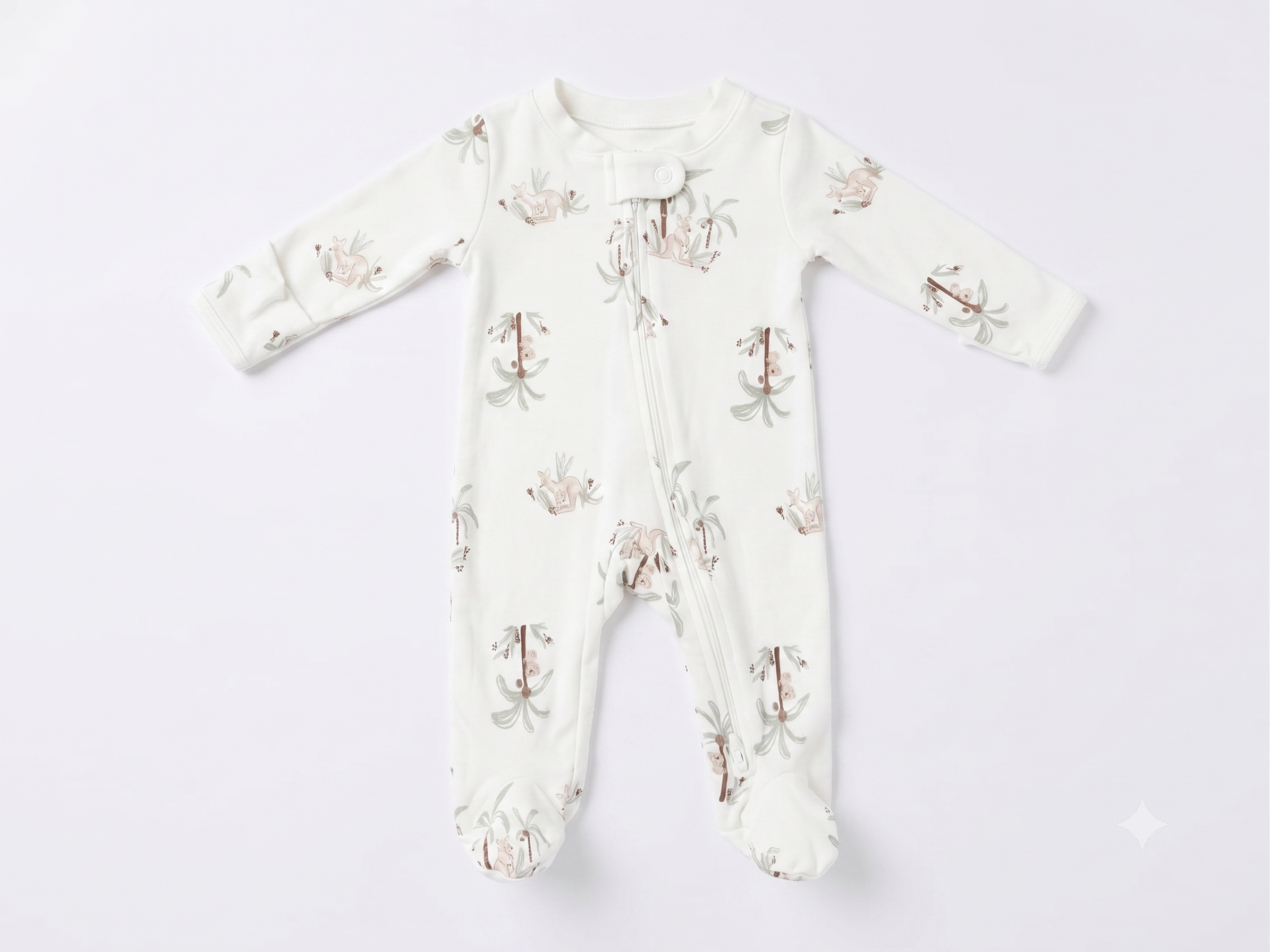 Pijama de algodón palmeras