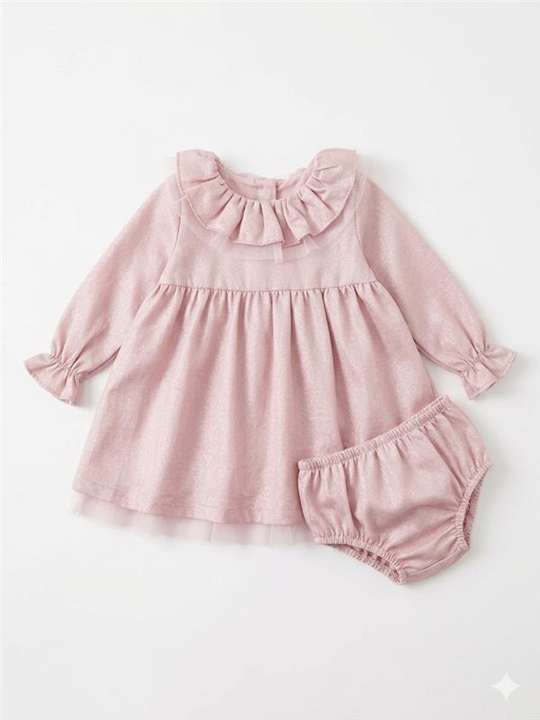 100000 Vestido Rosado Brillante 12-18M Rosado 9800000001454